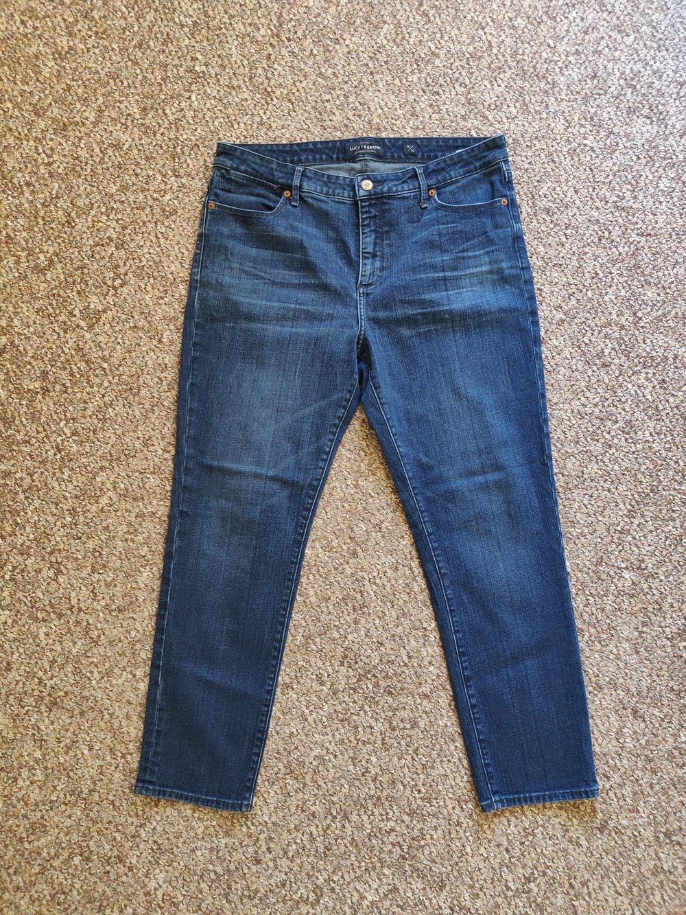 New! Women's Hayden Crop Lucky Brand Slim Jeans 14